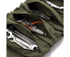 Multi-Purpose Tool Roll Up Bag Wrench Storage Roll Pouch - Green