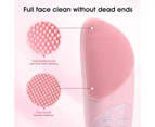 5 In 1 Face Massager Facial Cleanser Face Brush Electric Hot Compress Eye Massager USB Charging Facial Cleaning Brushes