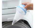 2021 New Washing Machine Hair Filter Cleaning Mesh Bag Home Floating Lint Hair Catcher Mesh Pouch Laundry Filter Bag Net Pouch Clothes Pin-Blue