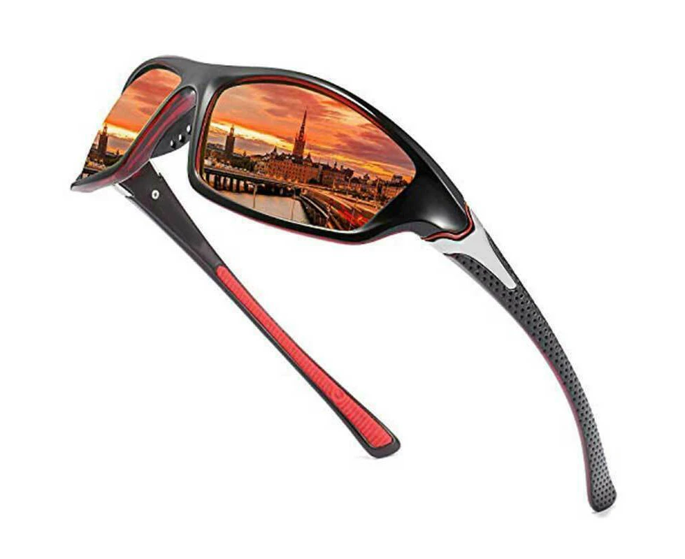 HD Ride Polarized Sunglasses Men UV400 Women Square Sport Fishing Outdoor