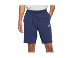Nike Men's Sportswear Club Cotton Jersey Shorts Midnight Navy/White - Midnight Navy/White