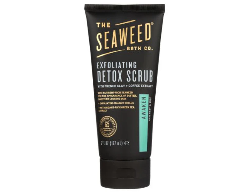 Sea Weed Bath Company Exfoliating Detox Scrub, Awaken Scent, 6 Oz