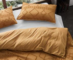 CleverPolly Tufted Quilt Cover Set - Caramel
