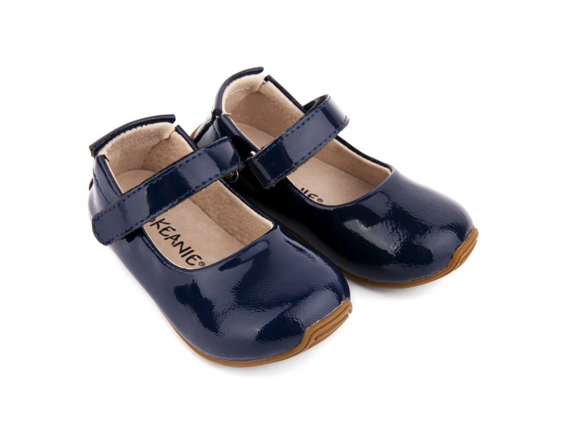 Toddler & Children's Leather Mary-Jane Shoes Patent Navy