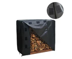 Universal Firewood Cover Oxford Cloth Window Design Wood Cover With Release Buckle for Garden