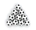 10Pcs Table Soccer Wear Resistant Heavy Duty Accessory Game Replacement Small Table Footballs for Indoor 1#