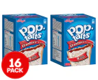 2 x 8pk Pop-Tarts Frosted Strawberry 384g