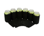 Oweite 10pcs Black Blank Can Stubby Cooler Holder Sleeve Sublimation Heat Transfer