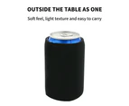 Oweite 10pcs Black Blank Can Stubby Cooler Holder Sleeve Sublimation Heat Transfer