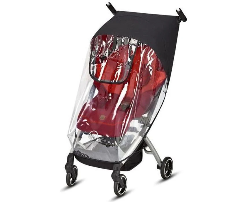 GB Pockit+ All-City Stroller Rain Cover - Transparent, Weather-Resistant, Perfect Fit, Easy Installation, Compact Storage, Ideal for Kids