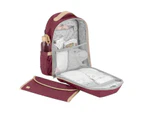 Le Pyla changing bag, with large insulated pocket - Changing mat included - Burgundy - CATCH