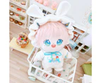Doll Costume Elephant Pattern Decorative Soft Texture Beautiful Doll Romper Coat Hat Shoes Outfit for 20cm Doll B