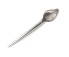 Stainless Steel Cake Decorating Spoon Chocolate Ice Cream Dessert Baking Tool-Silver - Silver