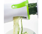 Portable Manual Spiral Funnel Vegetable Grater Carrot Cucumber Slicer Chopper
