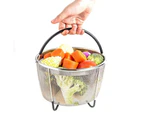 Stainless Steel Steamer Cage Basket with Handle for Electric Pressure Cooker