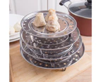 Stainless Steel Tripod Bun Steamer Rack Insert Stock Pot Tray Stand Cooking Tool