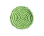 Coaster Eco-friendly Wear Resistant Cotton Rope Heat-insulated Placement Mat for Home-Green - Green