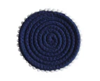 Coaster Eco-friendly Wear Resistant Cotton Rope Heat-insulated Placement Mat for Home-Blue - Blue