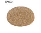 Table Coaster Insulation Anti Slip Straw Lightweight Natural Table Coasters for Kitchen