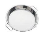Steaming Dish Stainless Steel Cold Noodle Plate Steamed Rice Tray Cooking Tool for Kitchen-Primary Color - Primary Color