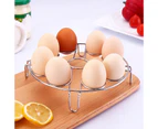 Stackable Egg Steamer Rack Space-saving Stainless Steel Instant Pot Egg Rack for Home-C