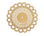 Table Placemat Exquisite Fine Workmanship Wide Application Round Table Lace Coaster for Kitchen-5