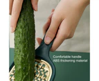 Sharp Vegetable Slicer Labor-saving Stainless Steel Multi-purpose Compact Vegetable Peeler Household Supplies-Green