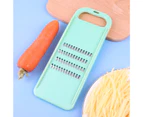 Easy to Operate Vegetable Slicer Labor-saving Stainless Steel Carrot Fruit Potato Shredder Household Supplies-Green