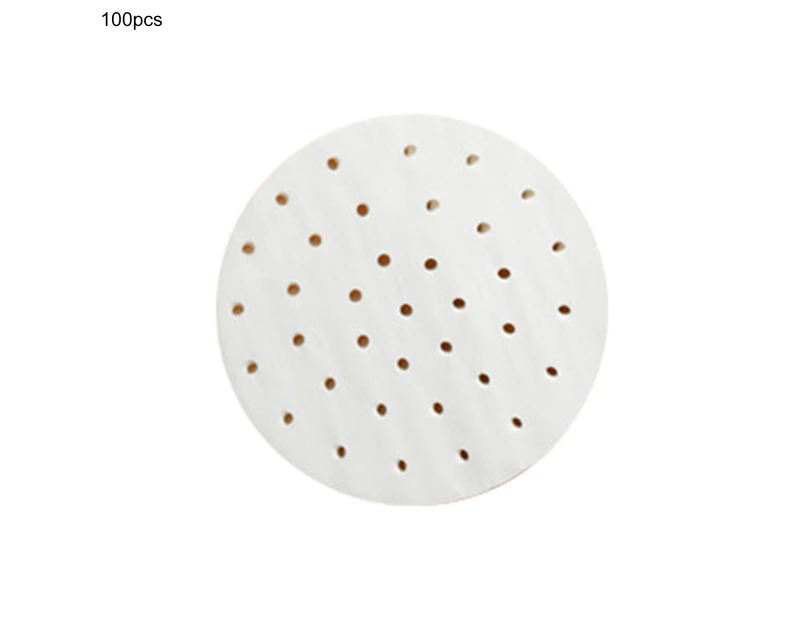 100Pcs/Set Steamer Paper More Thicken Non-stick Paper Practical Food-grade Steamer Paper Pad for Home