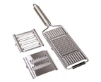 1 Set Food Slicer Sharp Easy to Use Stainless Steel Anti-rust Manual Vegetable Cutter Household Supplies