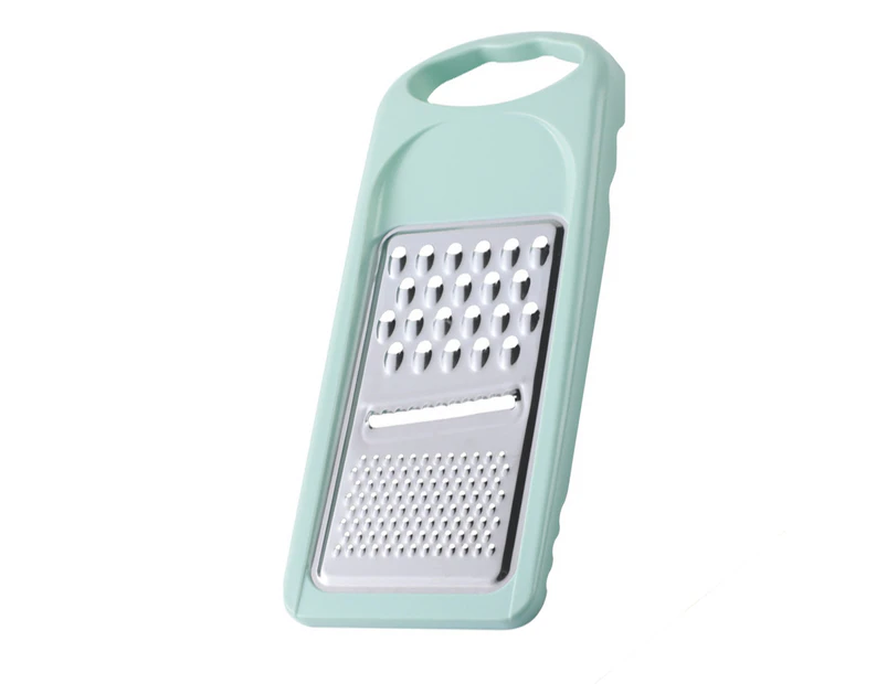 Potato Grater 3-In-1 Comfortable Grip Stainless Steel Onion Processor Vegetable Grater for Cooking-Green