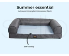 PaWz Pet Cooling Bed Dog Non-toxic Sofa  Bolster Insect Prevention Summer L