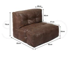 Marlow Bean Bag Cover Chair Modular Couch Indoor Gaming Seat Lazy Lounge Sofa