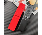 Remote Control Cover Anti-crack Dust-proof Silicone Non Slip Protective Remote Control Case for Samsung BN59-01312A-Red
