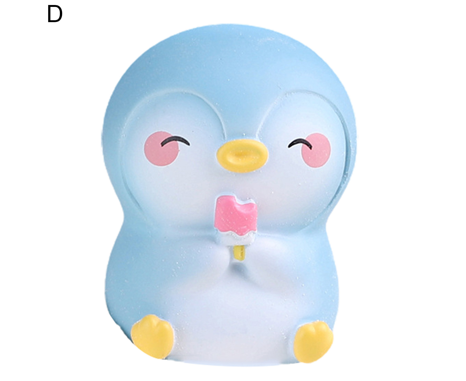 Adorable Penguin Sculpture Hand-painted Cartoon Mini Resin Penguin ...