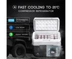 Mt Aspire 50L Portable Fridge Freezer and Wine Cooler for Picnic Home Car and Camping