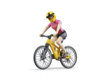 Bruder - Bworld Mountain Bike With Female Cyclist - Bruder Bworld