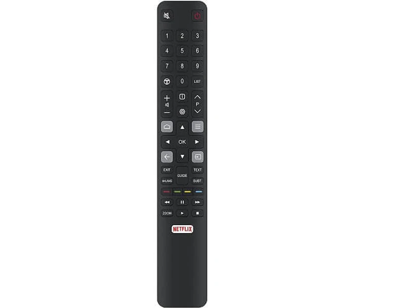 For TCL Smart TV Remote Control RC802N ARC802N YUI1 for TCL TV 65C2US 75C2US 43P20US 43S6000FS NETFLIX (No Setup Needed)