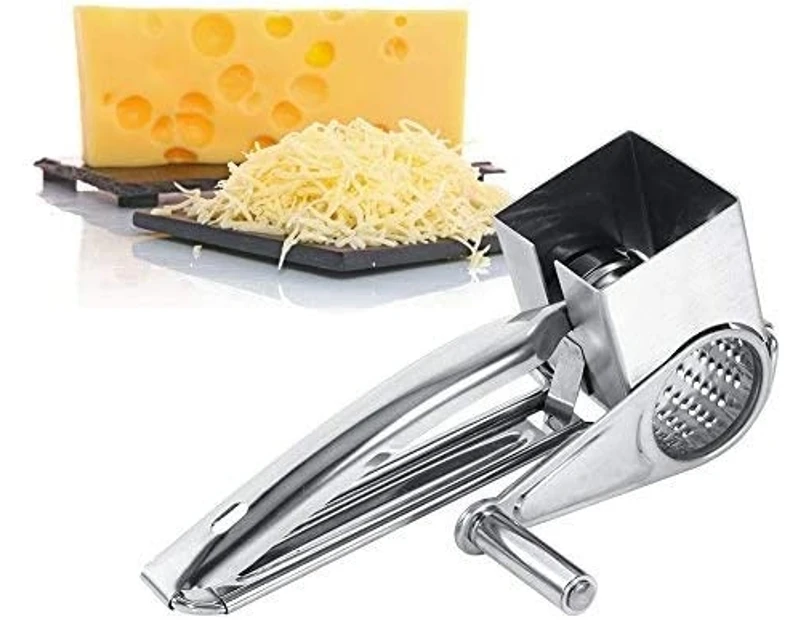 Rotary Cheese Grater,Handheld Rotary Slicer, Vegetable Grater