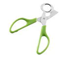Household kitchen egg scissors stainless steel round  egg cutter