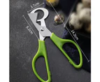 Household kitchen egg scissors stainless steel round  egg cutter