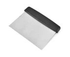 Dough scraper/cutter approx. 16 x 11.5 cm stainless steel, PP ergonomic handle