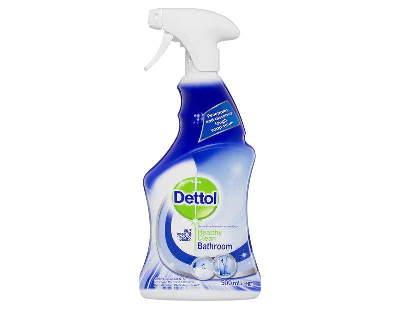 Dettol Antibacterial Disinfectant Cleaning Bathroom Spray 500mL