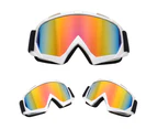 Outdoor Motorcycle Off-road Riding Skiing Glasses Windproof Protection Goggles Red