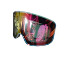 Ski Goggles Anti-fog UV Protection Adjustable Wide Vision Ski Snow Goggles for Men Whitepink