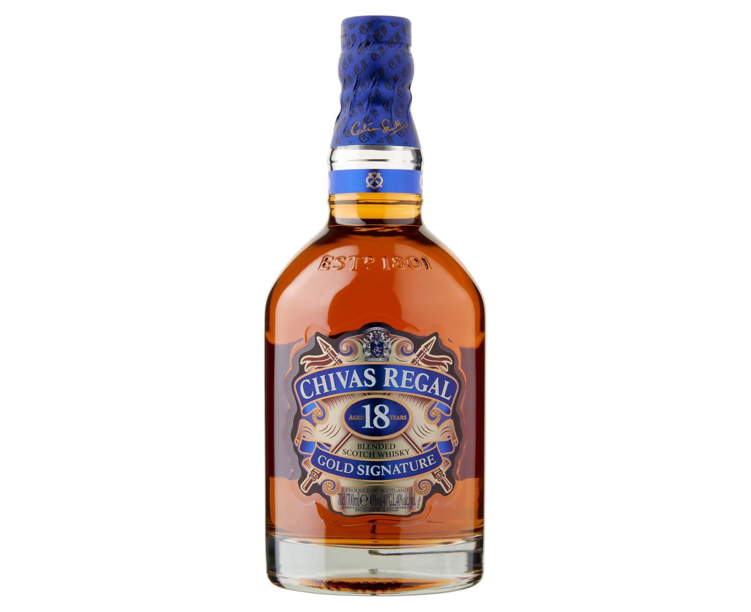 Chivas Regal 18YO Blended Scotch Whisky - 700ml | Catch.com.au