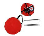 Backyard Accuracy Swing Practice Pop Up Golf Net Foldable Golfing Target Tool Red