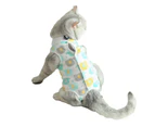 Cat Weaning Suit Cartoon Pattern Anti-licking Skin-friendly Pet Cats Surgical Recovery Suit Pet Supplies-S 7#