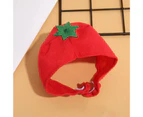 Pet Hat Cute Fruit Shape Adjustable Party Cap Pet Cat Hat Headwear Accessories Pet Supplies 2#