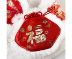 Cat Shawl Chinese Style Keep Warmth Soft Texture Pet Round Drool Bibs Pet Accessories 1#